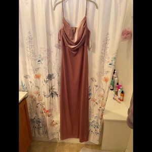 Revelry Skye Blush Velvet Size 12